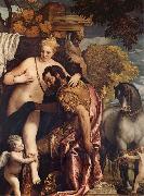 Paolo  Veronese Mars and Venus United by Love oil painting artist